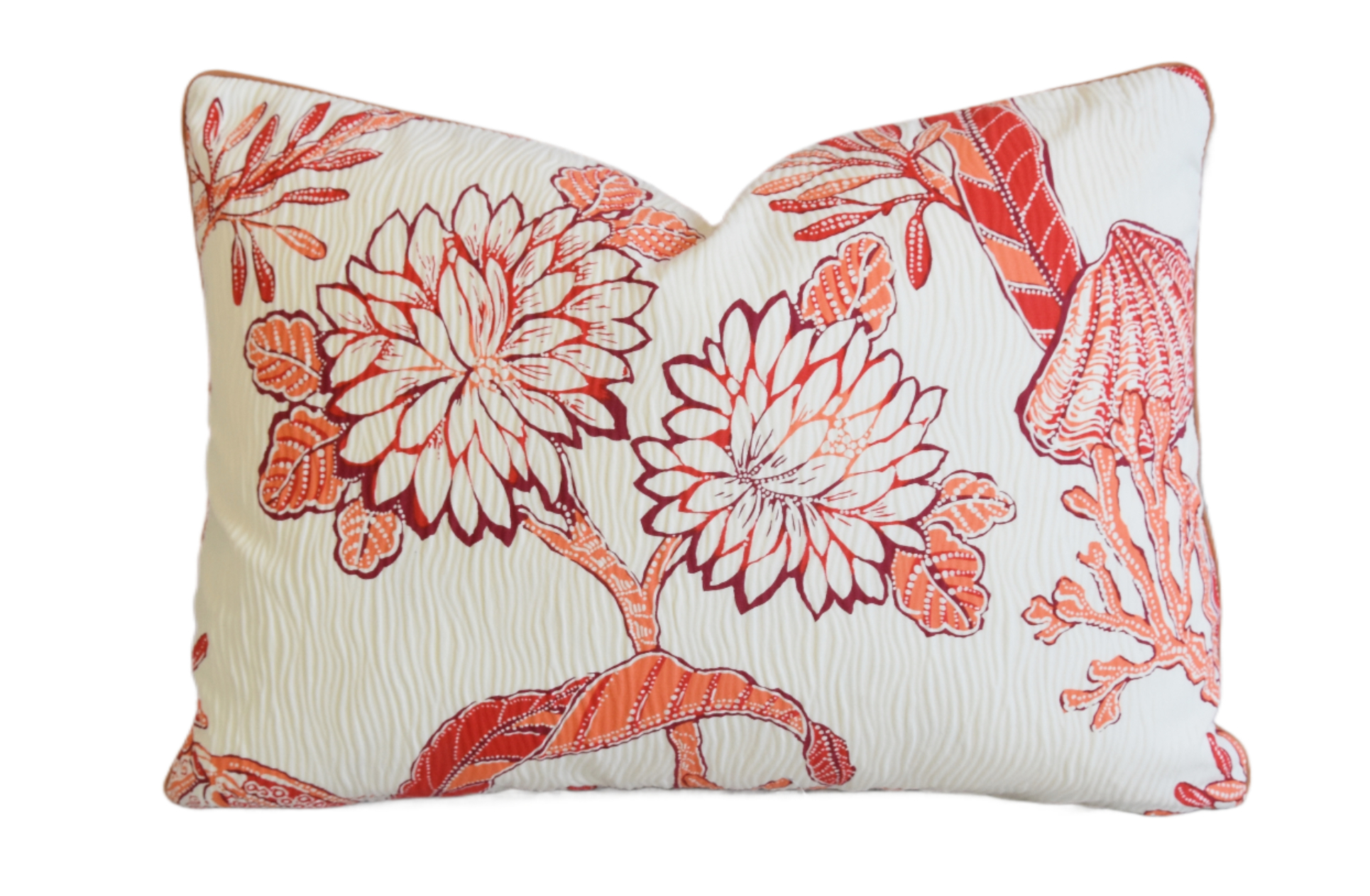 French Lelievre Nautical Sea Life Pillow~P77698954