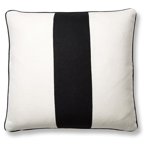 Blakely 20x20 Pillow, White/Black~P77359993