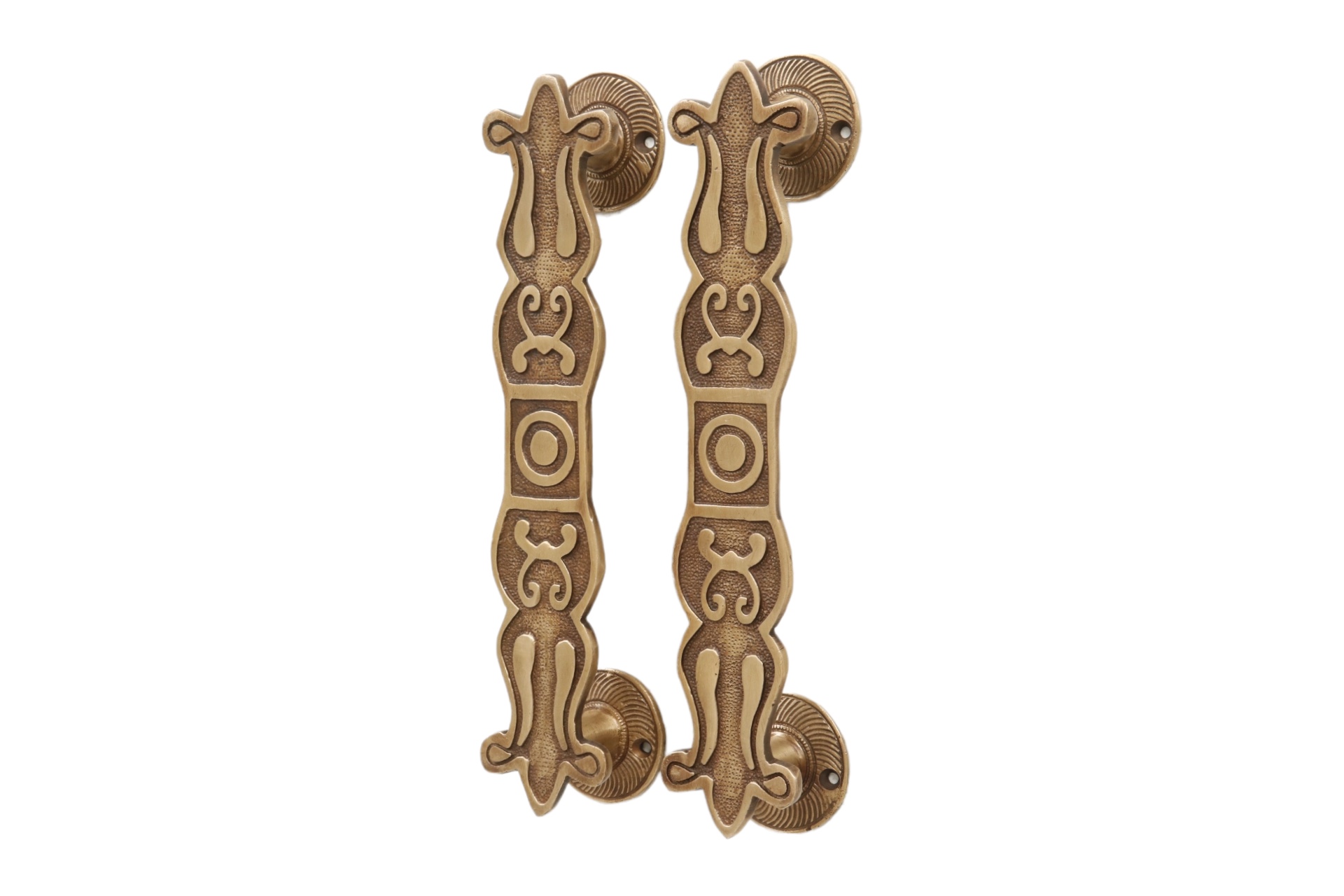 Brass Door Handles - a Pair~P77659544