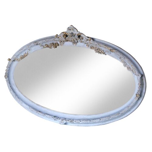 Elongated Oval Beveled Mirror~P77731066