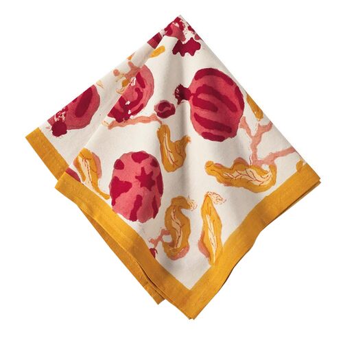 Pomegranate Napkins, Set of 6
