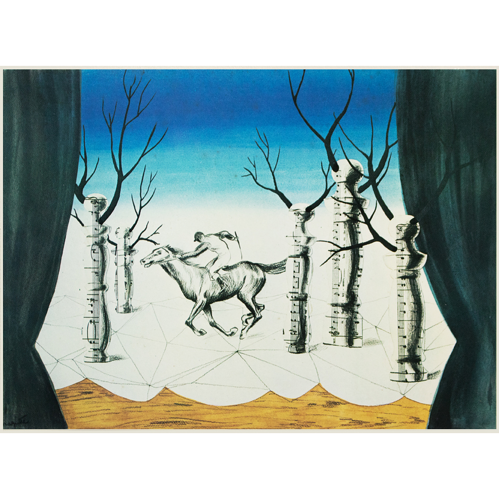 1972 Rene Magritte, The Lost Jockey~P77553377