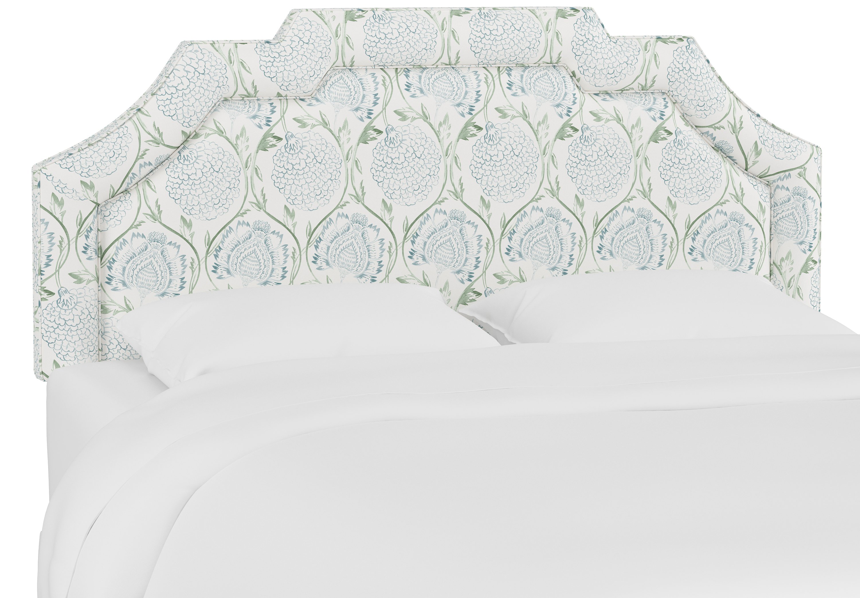 Lola Headboard, Ranjit Floral One Kings Lane