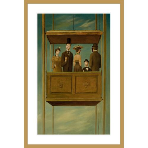 The Lift by Philip C. Curtis Framed Print