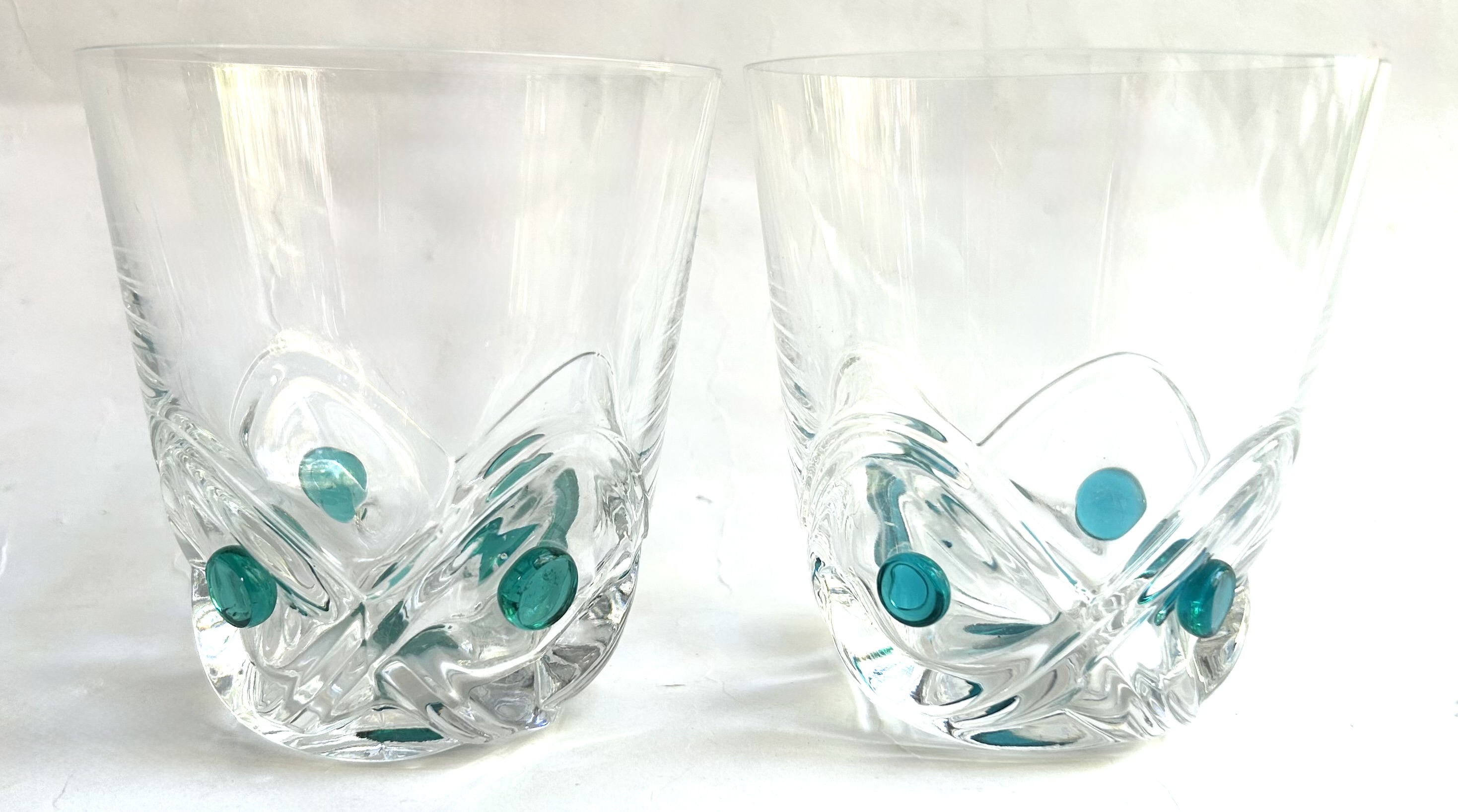 Lalique Art Deco Whiskey Glasses Pair Lalique Art Deco Whiskey Glasses Pair~P77755626