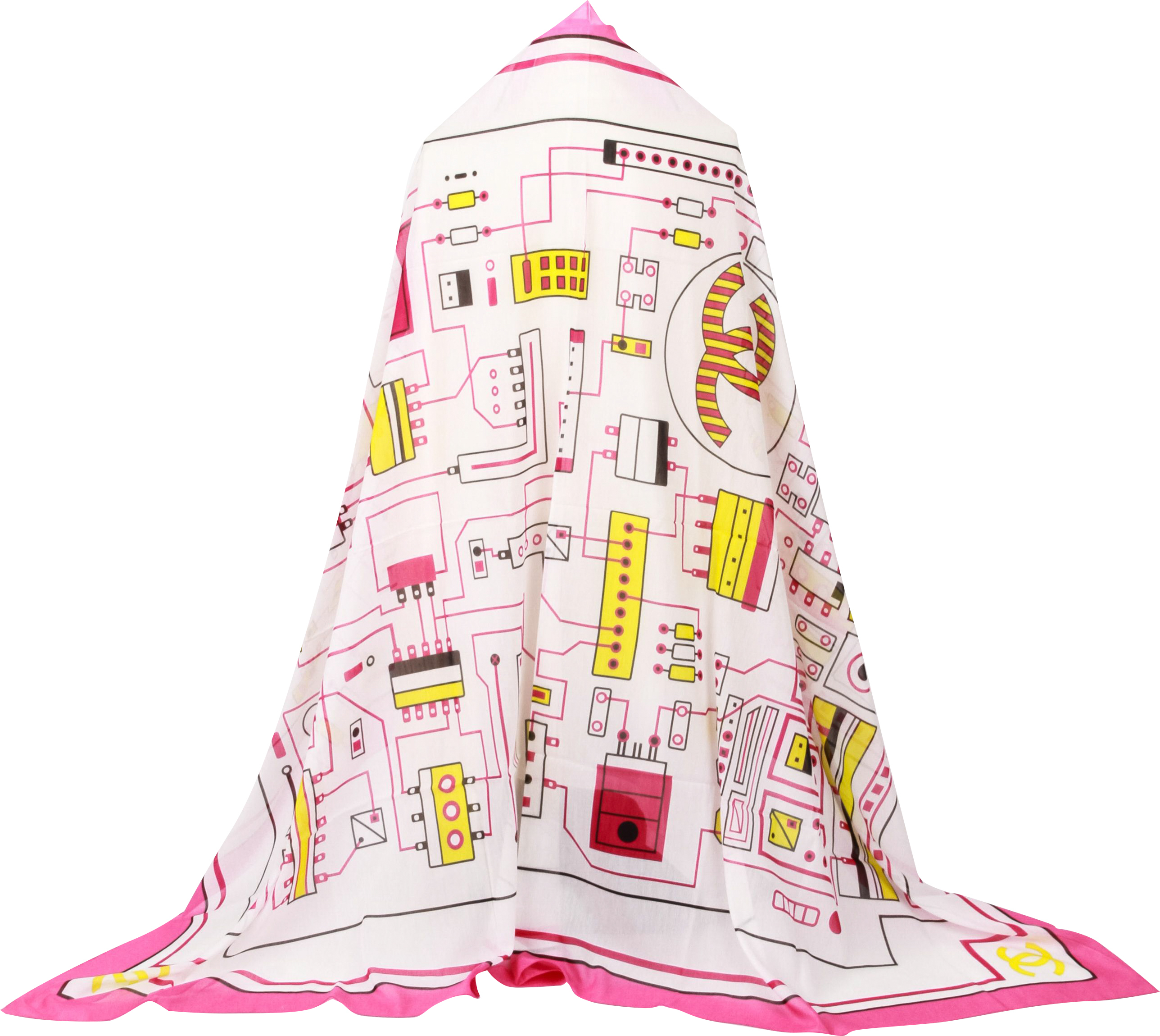 Chanel new oversize sarong/shawl, pink~P77634251