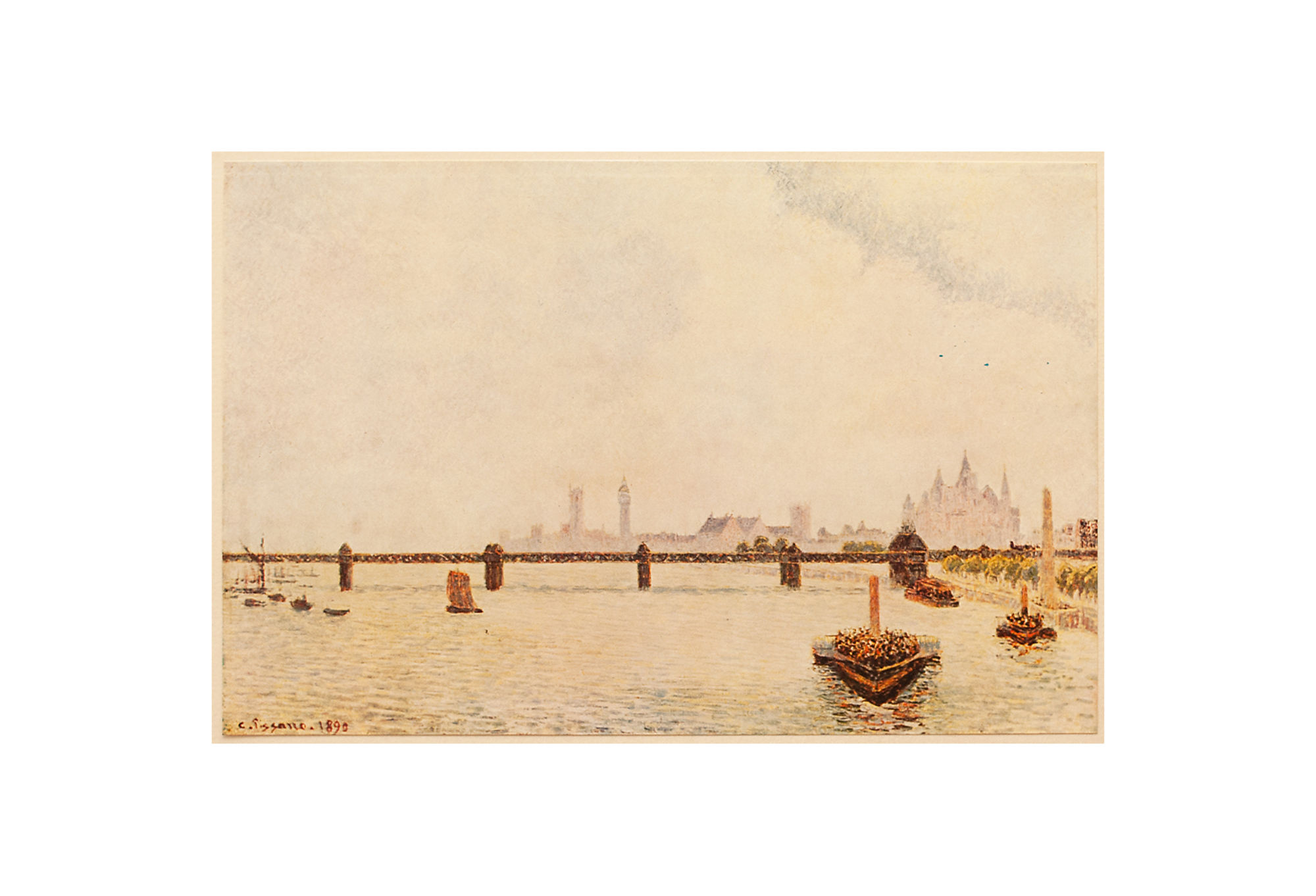 Camille Pissarro, Charing Cross Bridge~P77547356