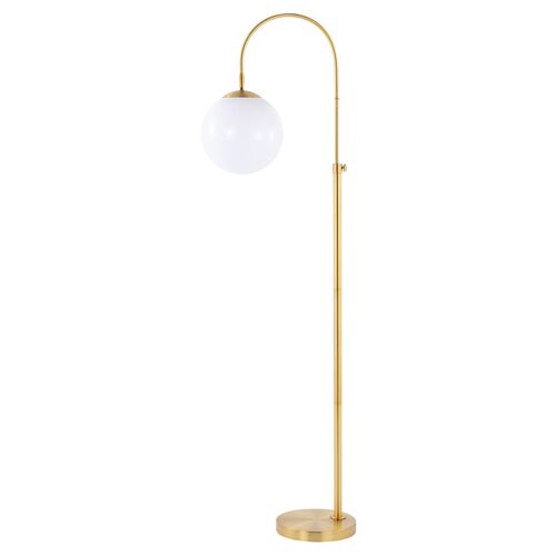 Hannah Floor Lamp, Brass Gold~P111124732
