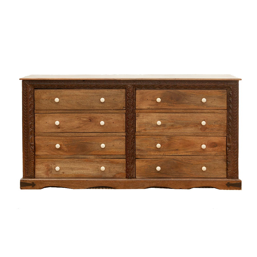 Long Dresser with Architectural Carvings~P77738467