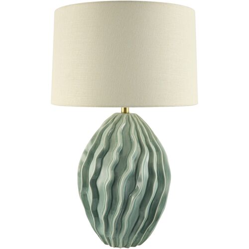 Jessenia Ceramic Table Lamp, Green