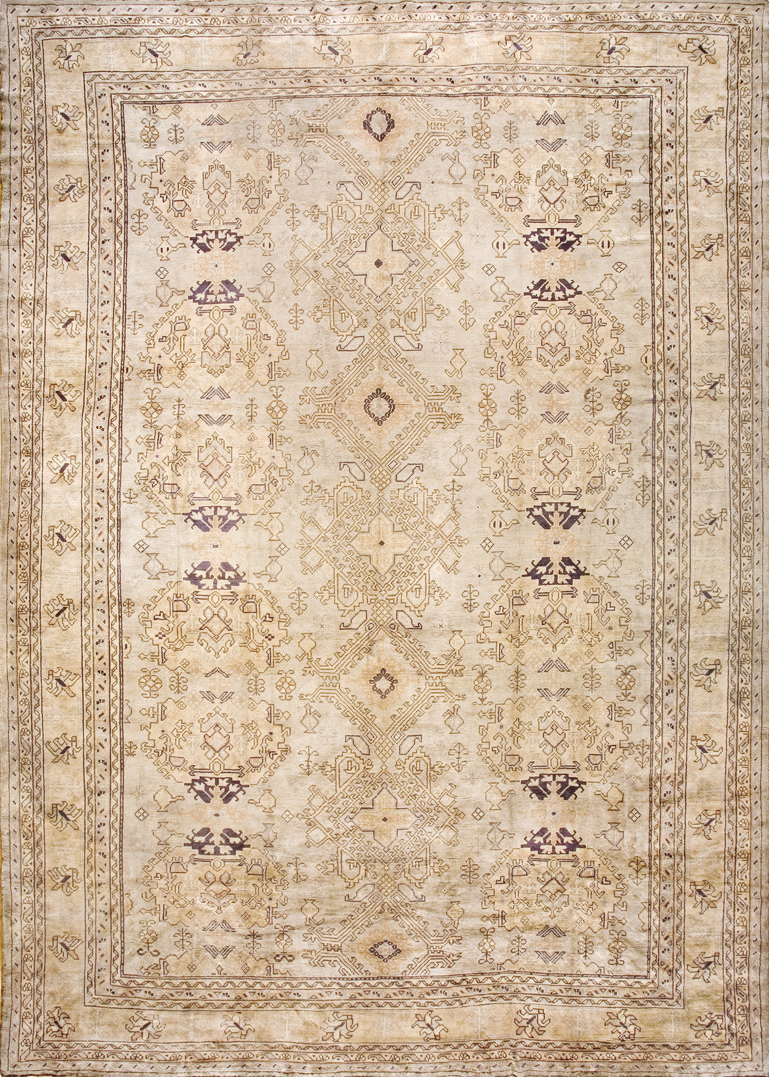 Early 20th Century Turkish Oushak Carpet~P77698044