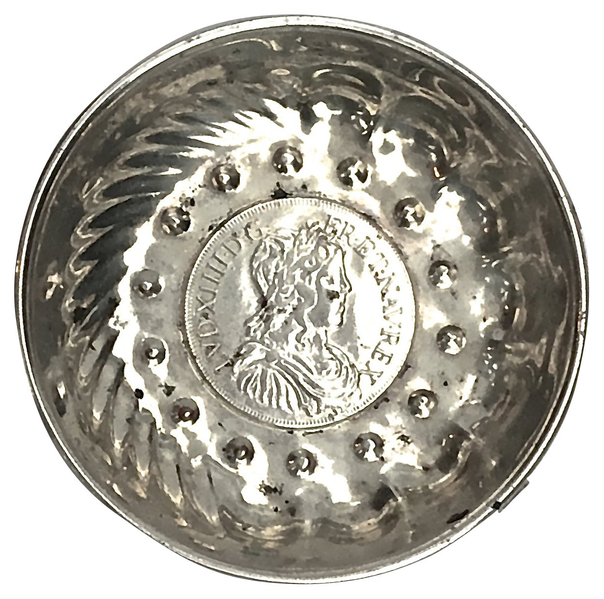 Antique Sterling Silver Coin Goûte-Vin~P77253142