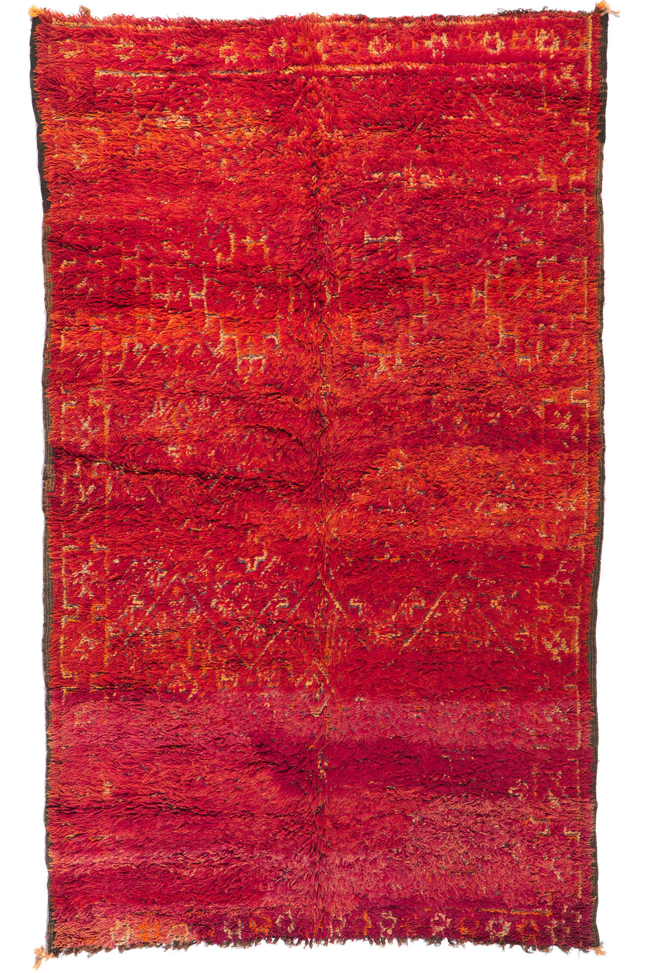 Red Organic Moroccan Rug, 6'00 x 9'10~P77673139
