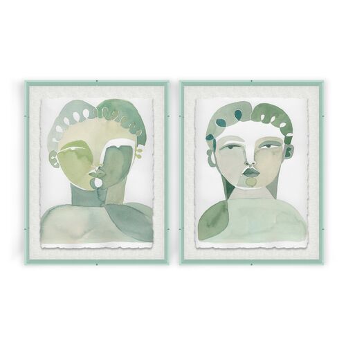 Hayley Mitchell, Lou I & Lou II Painting Acrylic Box~P77500580