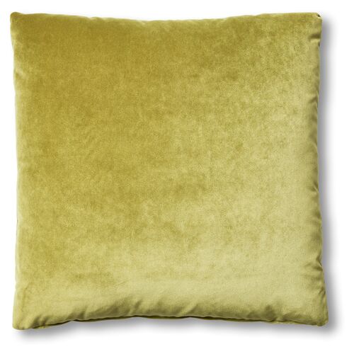 Hazel Pillow, Chartreuse Velvet~P77483550