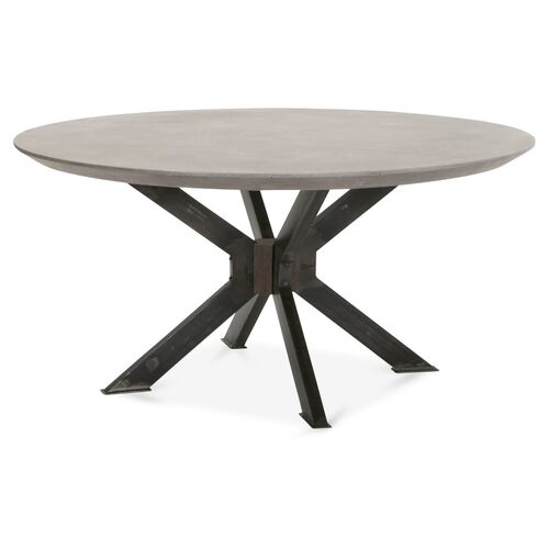Tome Dining Table, Ash Gray/Concrete~P77488001