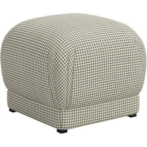 Benton Ottoman, Chunky Houndstooth