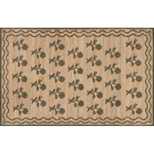 Orchard Bloom Hand Woven Wool Rug Orchard Bloom Hand Woven Wool Rug
