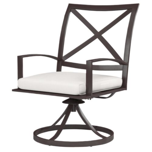 Ventura Outdoor Aluminum Swivel Dining Chair