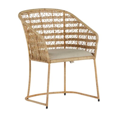 Lambert Rattan Dining Chair, Natural~P77606298