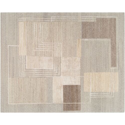 Wisteria Handmade Rug, Beige Wisteria Handmade Rug, Beige