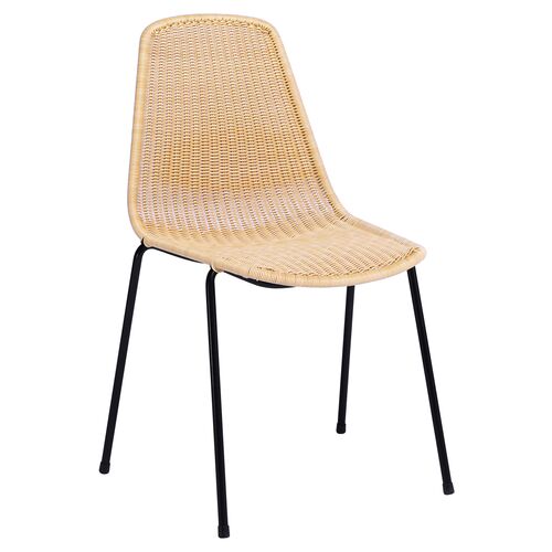 Brooks Rattan Dining Chair, Natural~P77641400