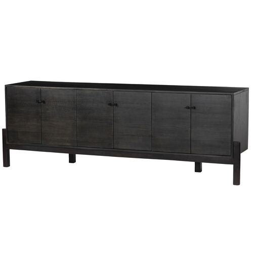 Jocelyn Media Console, Worn Black
