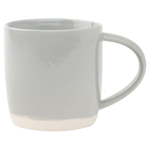 S/4 Shell Bisque Mugs, Gray~P77452521