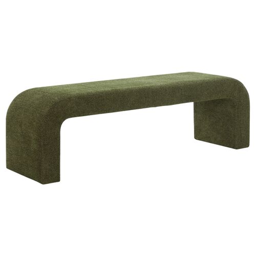 Orivon Chenille Bench