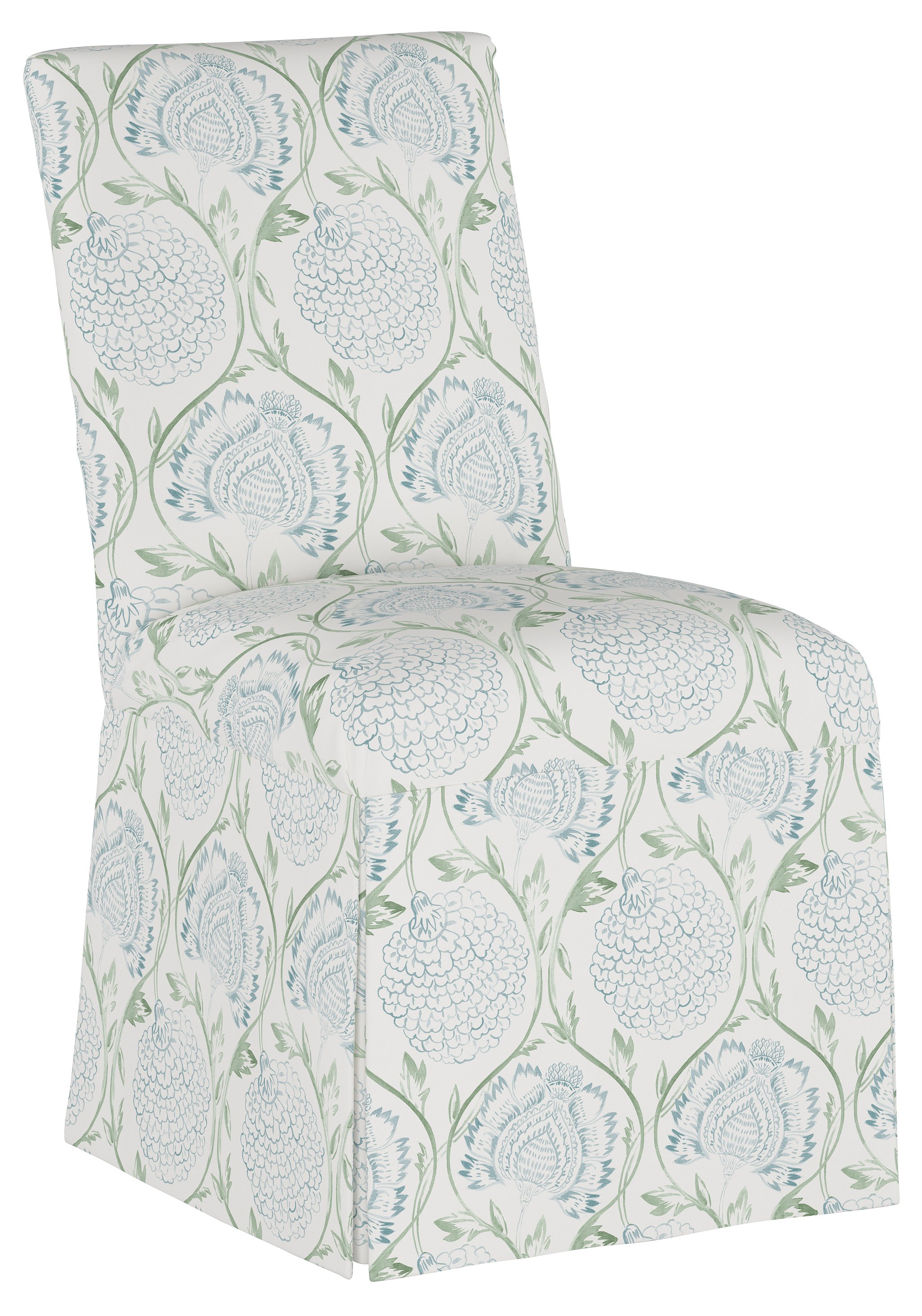 Giddens Linen King Louis Back Side Chair (Set of 2) Ophelia & Co. Upholstery Color: Floral