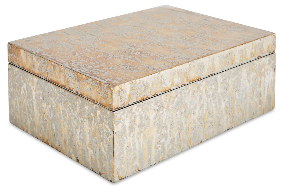 Silver-Leaf Box, Champagne | One Kings Lane