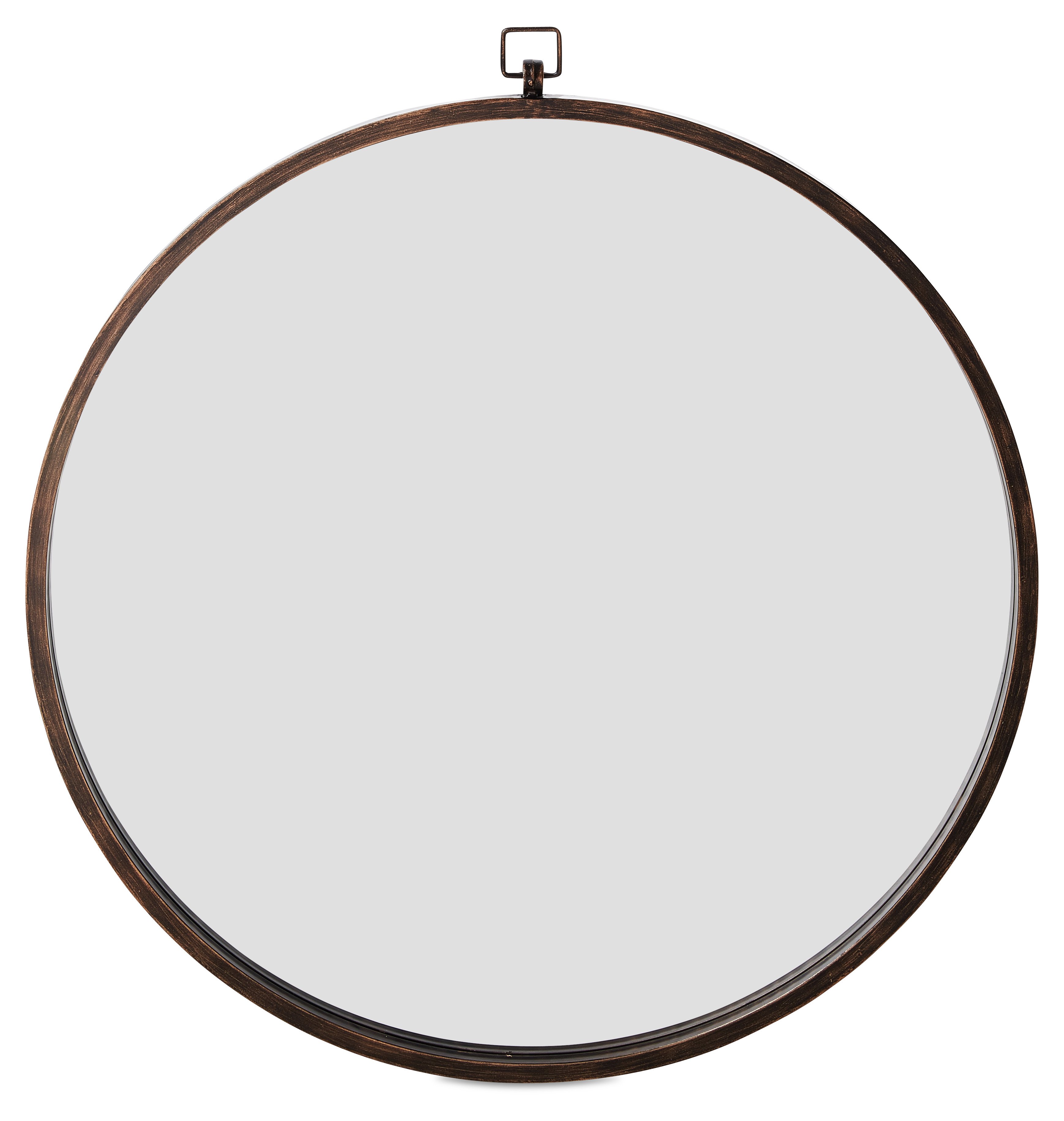 36" Basic Loop Ring Mirror, Bronze One Kings Lane