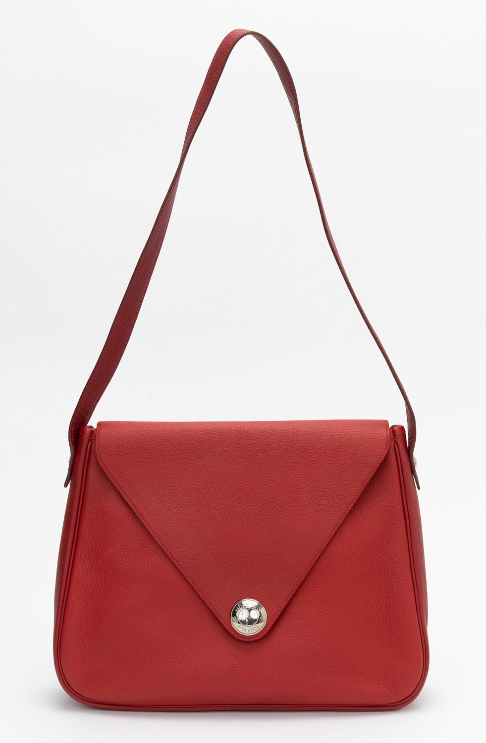 Hermès Red Leather Christine Bag~P77666839