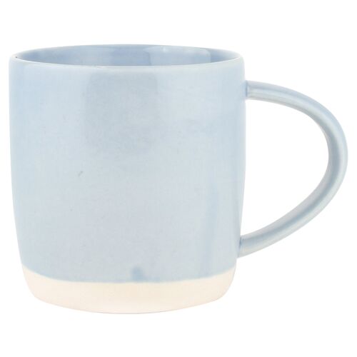 S/4 Shell Bisque Mugs, Blue~P77452520~P77452520