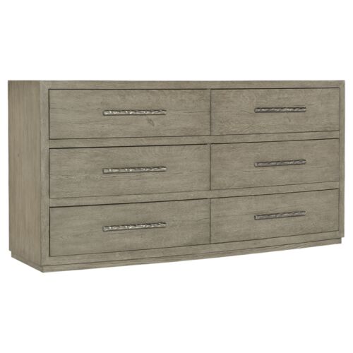 Linville Falls Chimney Gap 6-Drawer Dresser, Mink