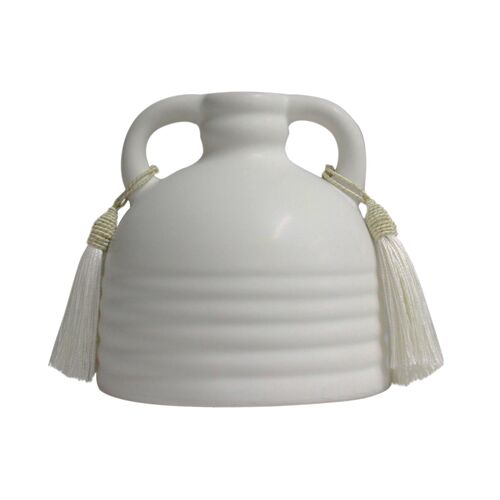 Ingrid Ceramic Vase with Tassels