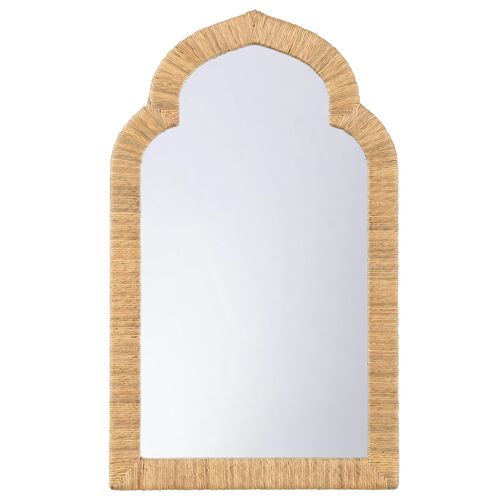 Eden Rope Wall Mirror, Natural