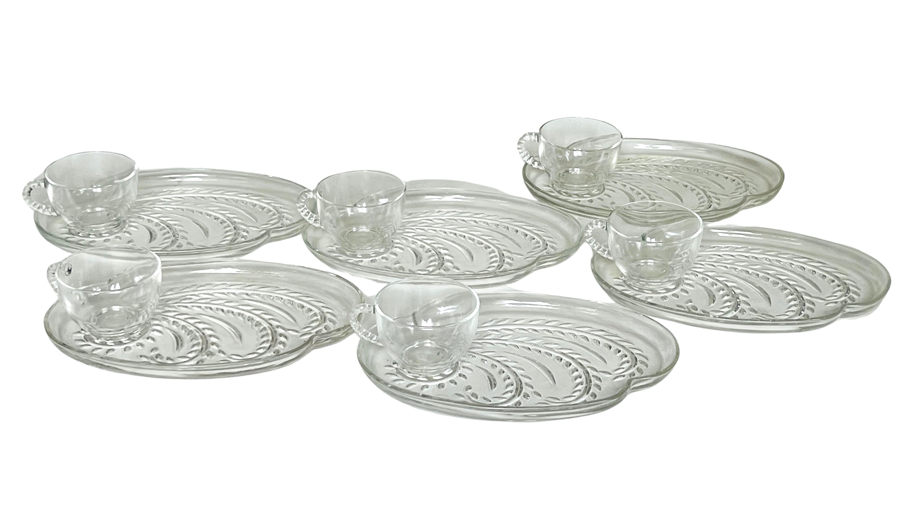 Federal Glass Luncheon Set, S/6~P77660107