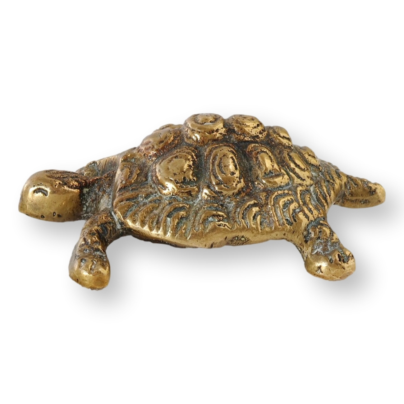 Antique English Brass Turtle~P77719076