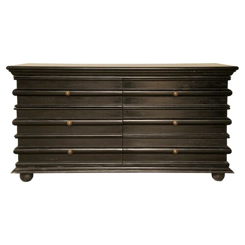 Ascona Dresser, Black Mahogany~P76904782