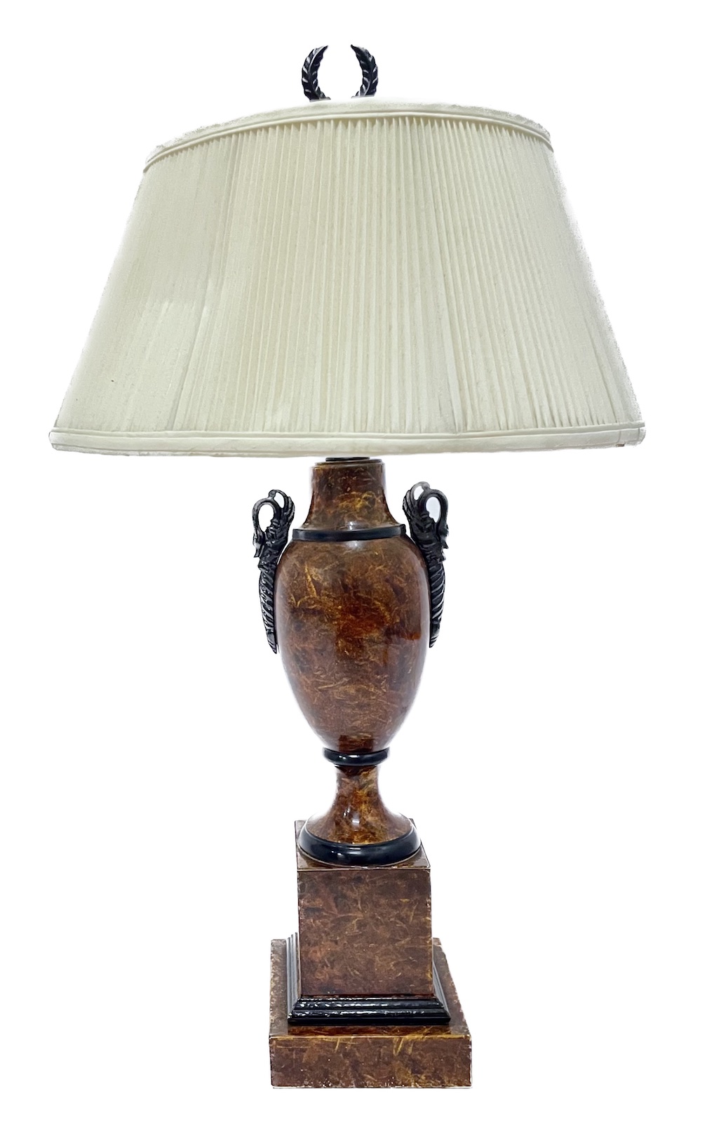 Chelsea House Wood Swan Urn Lamp~P77687295