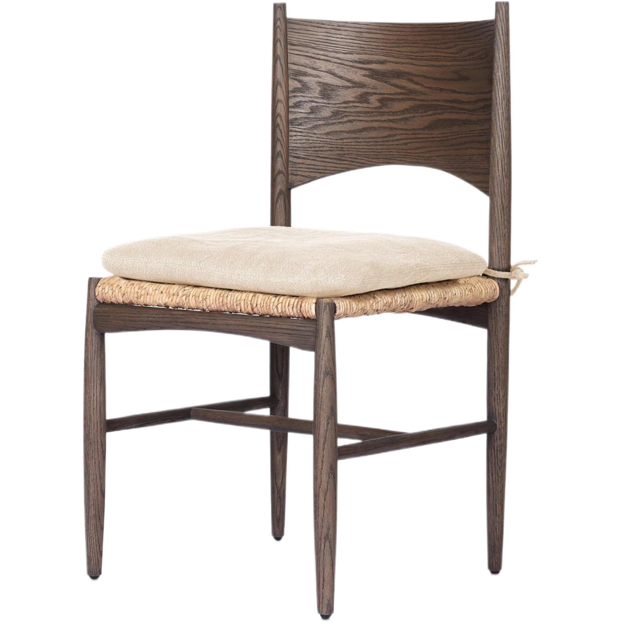 Styra Linen Dining Chair With Cushion, Savile Flax