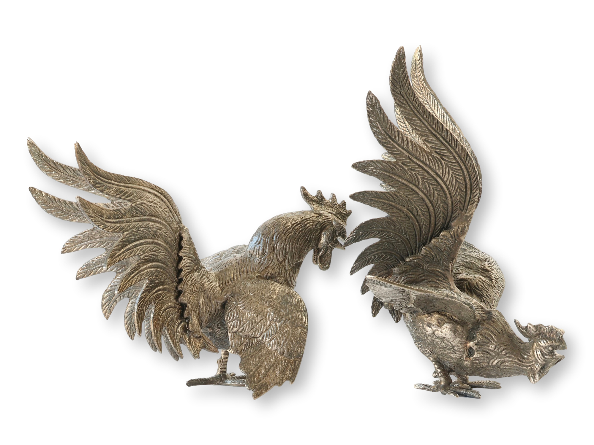 French Fighting Bird Table Ornaments S/2~P77718988