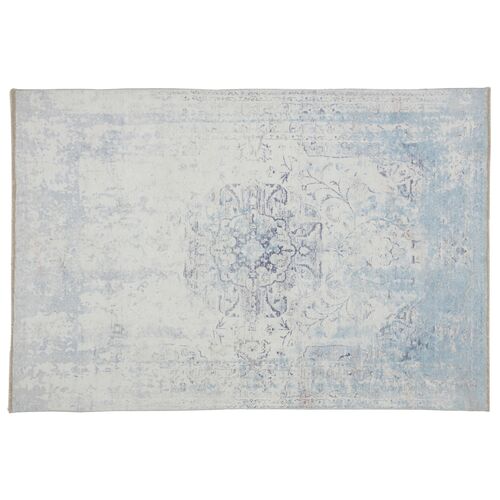Bari Medallion Rug, Purple