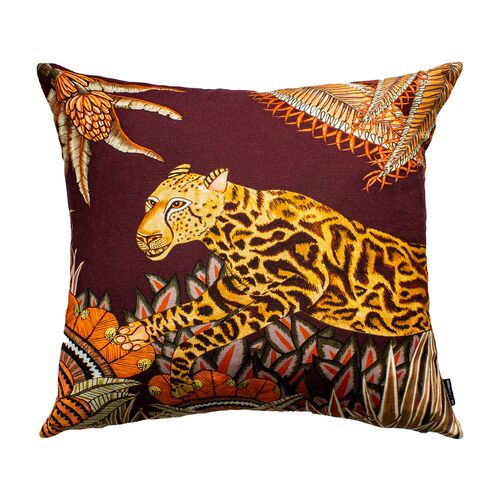 Cheetah Kings 20x20 Pillow, Plum~P77634698