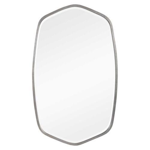 Dakota Wall Mirror, Silver~P69689603