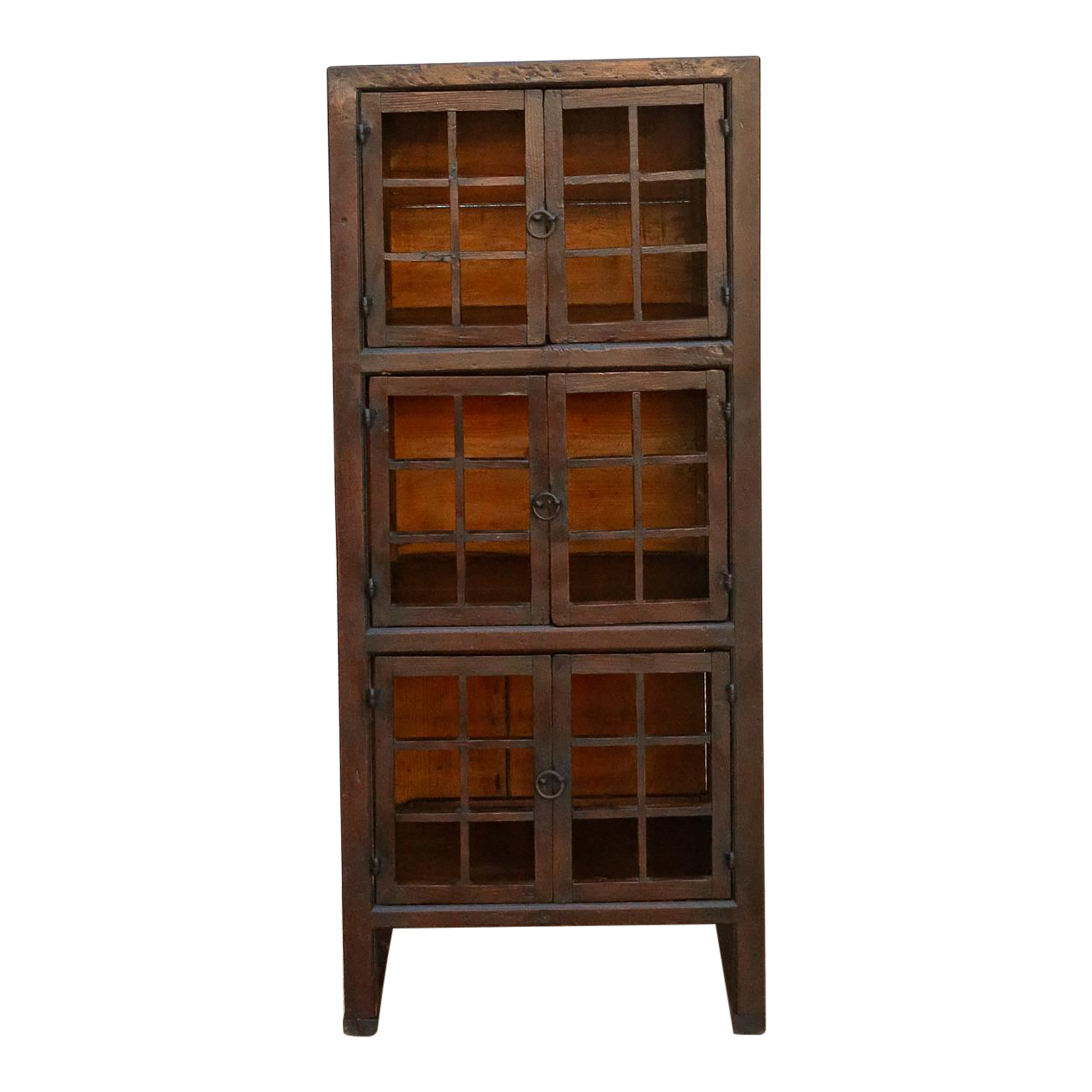 Antique Lattice Doors Kitchen Cabinet~P77709487