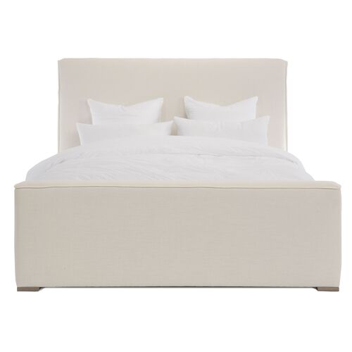 Verona Bed, Ivory Linen~P77316068
