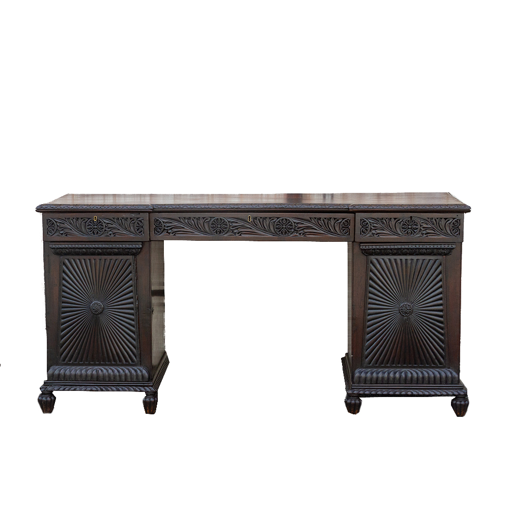 Carved Rosewood Colonial Sideboard~P77650576