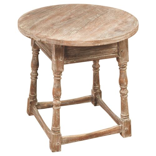 Hazel Side Table, Weathered Oak~P75600771